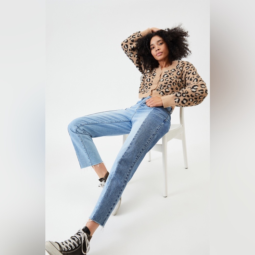 Pacsun Jeans Two Tone High Rise Straight Size 26